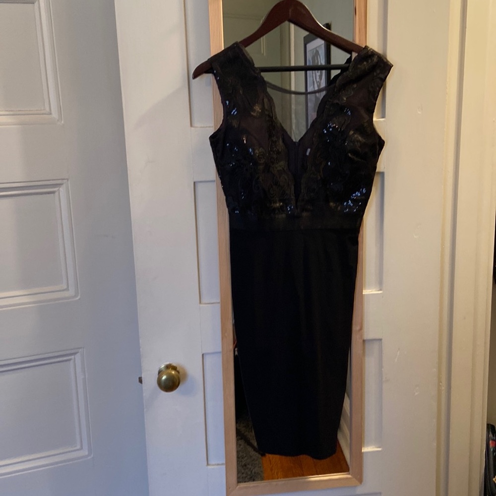 Sexy black dress